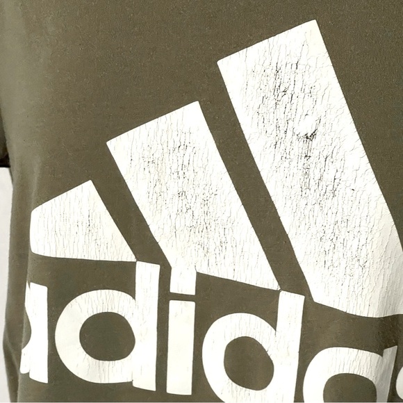 Adidas Olive Green Short Sleeve Tee - Picture 3 of 5